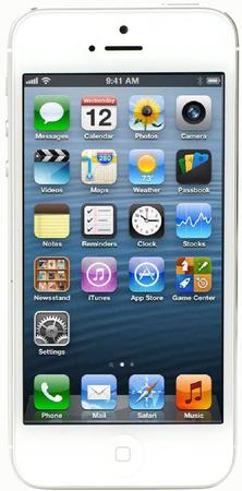 Смартфон Apple iPhone 5 64Gb White & Silver - Вышний Волочёк