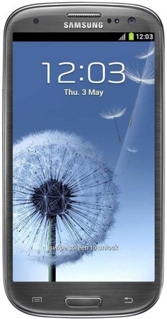 Смартфон Samsung Galaxy S3 GT-I9300 16Gb Titanium grey - Вышний Волочёк